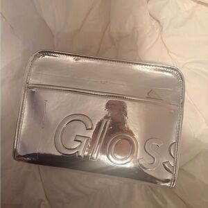 Glossier Chrome Makeup Bag